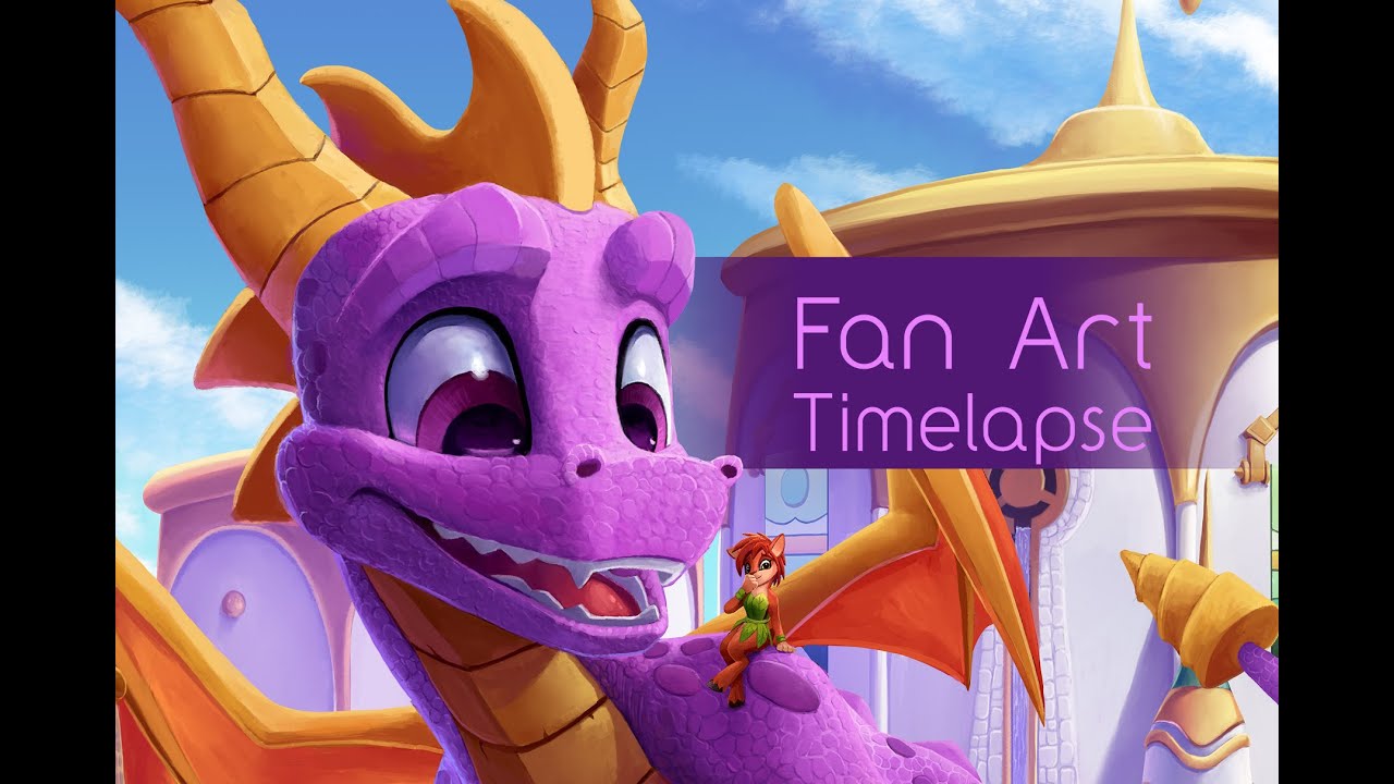Big Day At Summer Forest (Spyro Fanart Time-lapse)