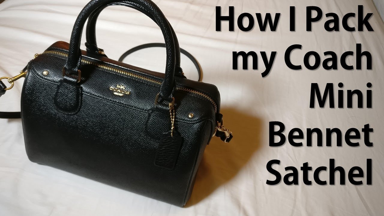 What's in my Coach Mini Bennett Satchel