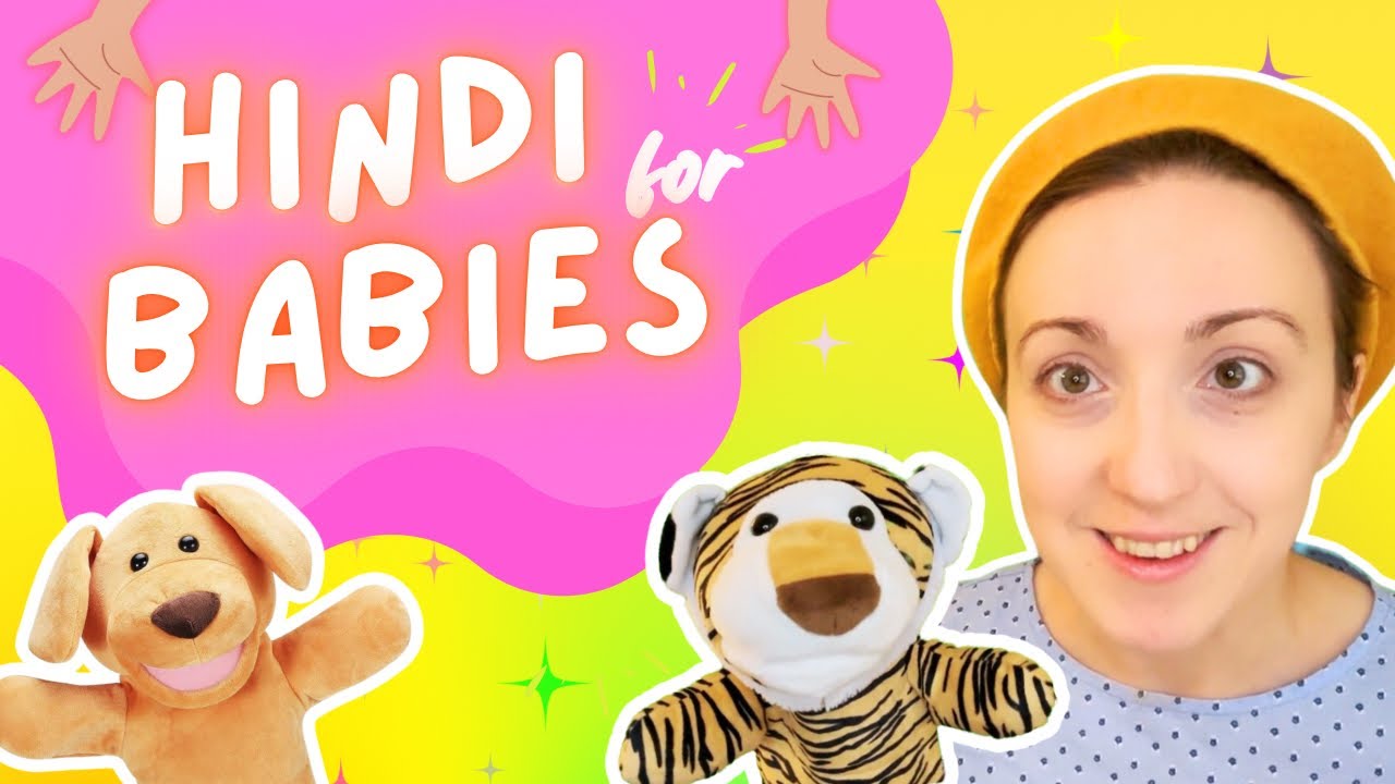 Hindi for babies & toddlers | Body Parts and Colors| Indian Ms Rachel, Educational Videos for Babies