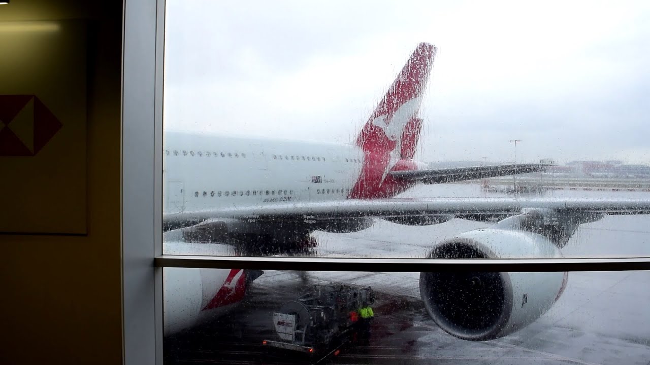 Qantas A380. Sydney-Dallas. QF7