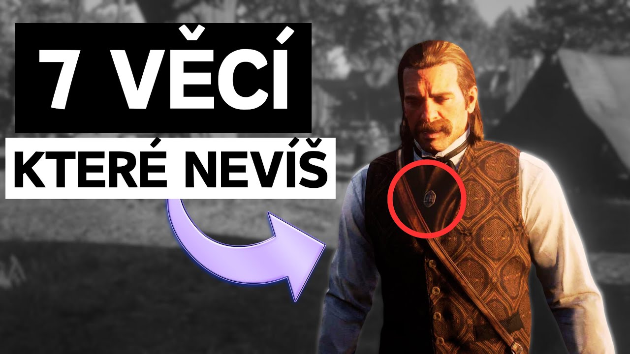 7 věcí, které jste (možná) NEVĚDĚLI o Red Dead Redemption 2 / s @NajczOfficial
