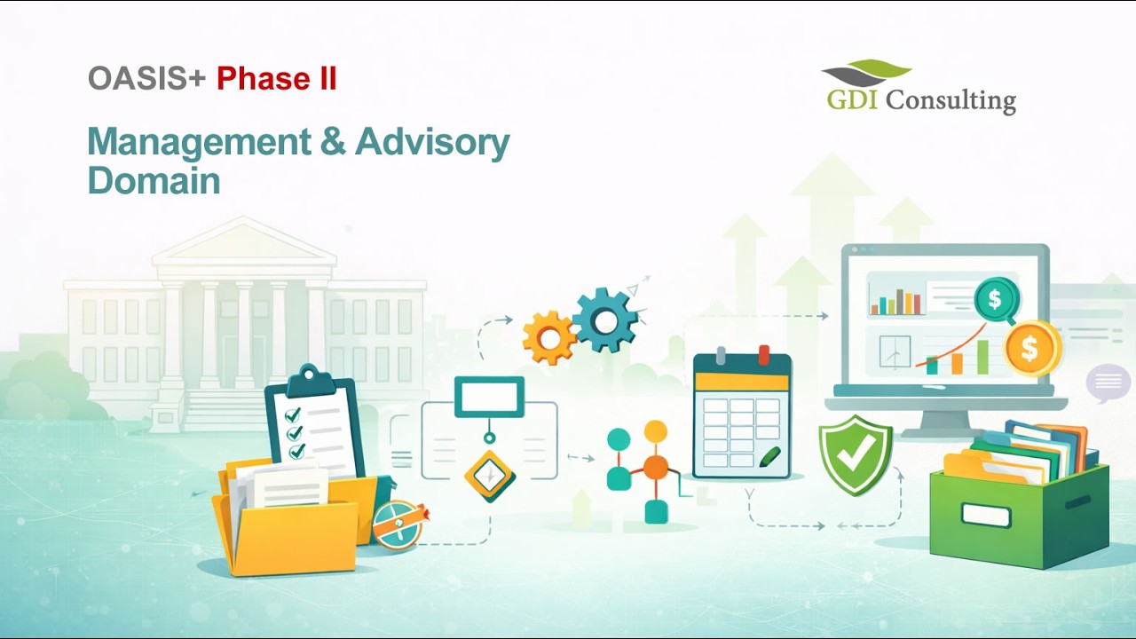 OASIS+ Phase II M&A Domain: Scope, Compliance, Pricing, Partnering-  Webinar by GDIC - Jan 26 2026