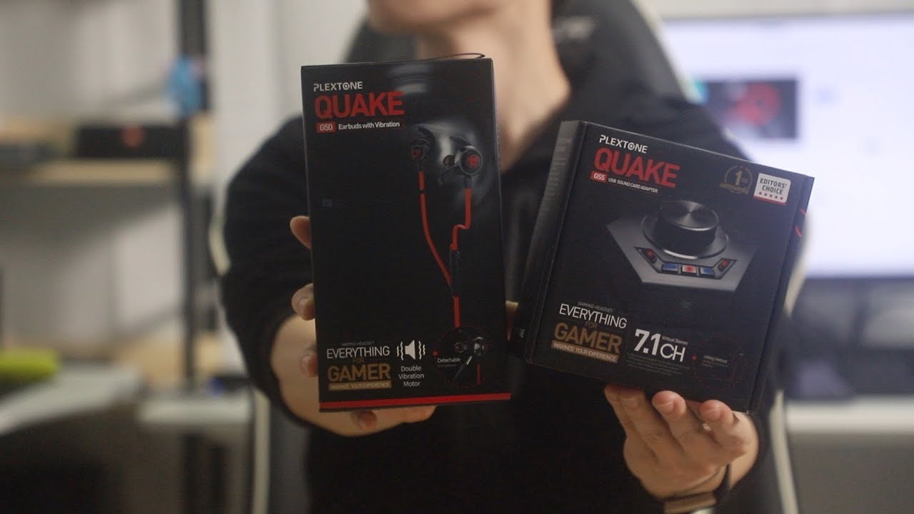 Plextone Quake G50 - Earbuds With Vibration