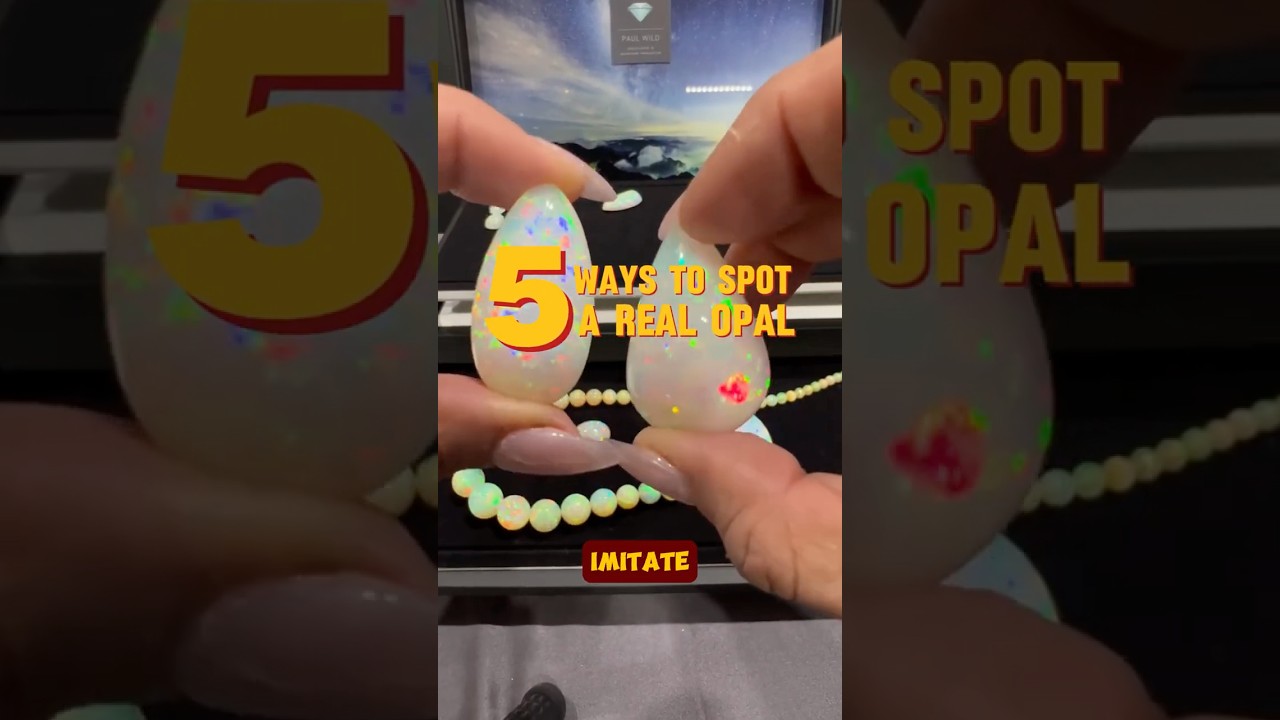 How to spot a real opal #opal #gemstones