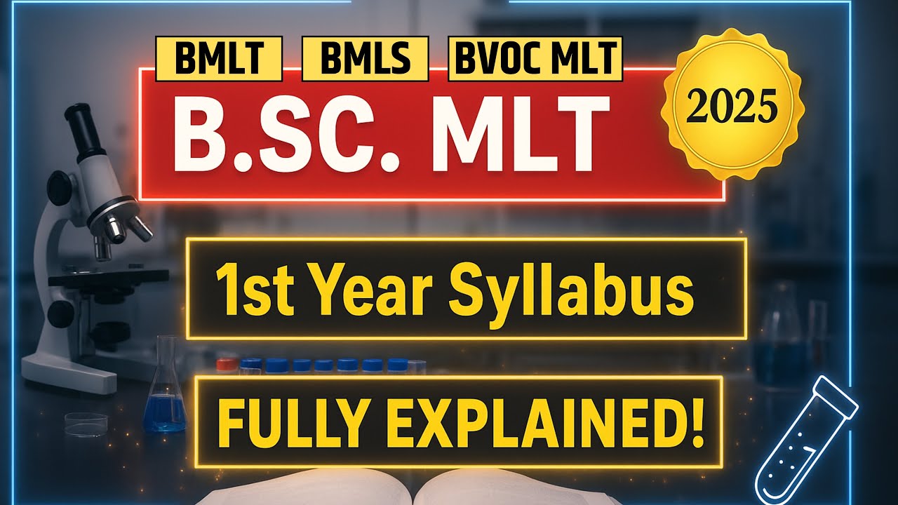 🔥 BMLT, B.Sc-MLT, B.Voc MLT & BMLS FULL SYLLABUS Explained | Subjects You MUST Know!