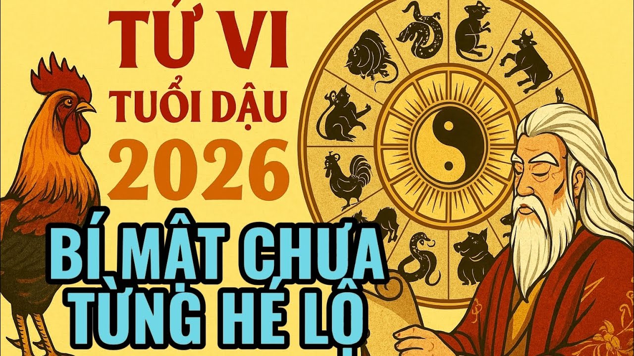 TỬ VI TUỔI DẬU NĂM 2026 - THĂNG QUAN PHÁT TÀI VƯỢT QUA THỬ THÁCH 