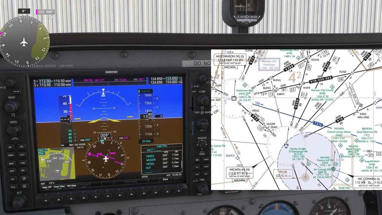 Flight Simulator 2024 - G1000 Flight Planning