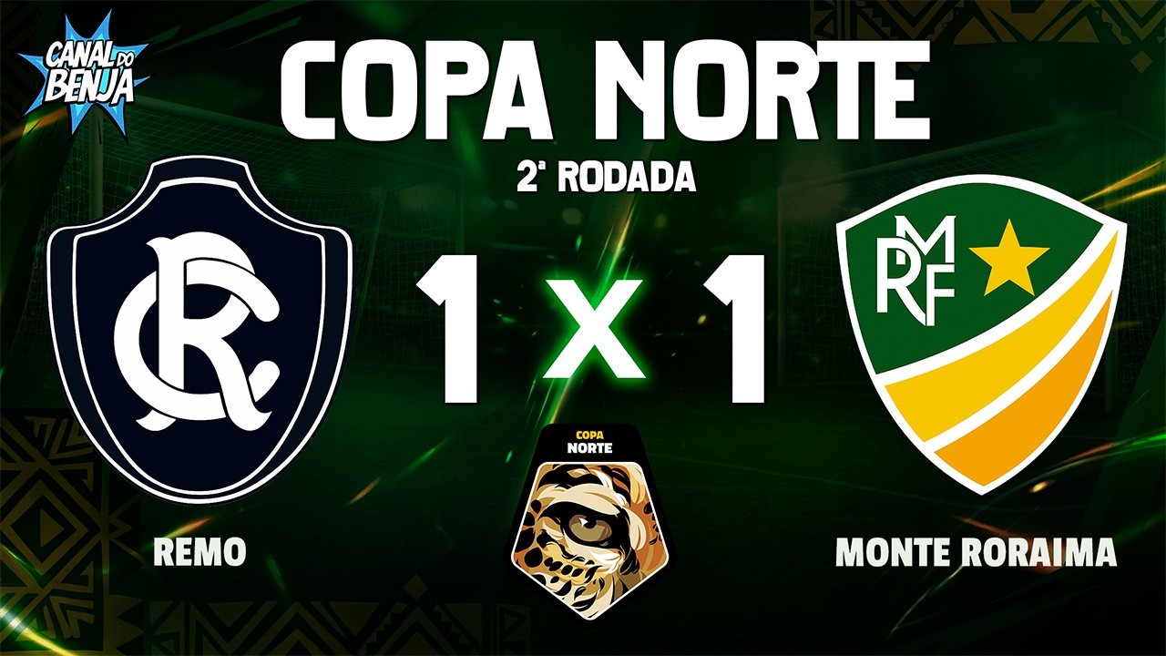 🔴 AO VIVO COM IMAGENS: REMO X MONTE RORAIMA | COPA NORTE 2026