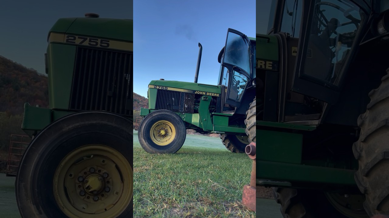 John Deere 2755 ХОЛОДНЫЙ ПУСК 🥶