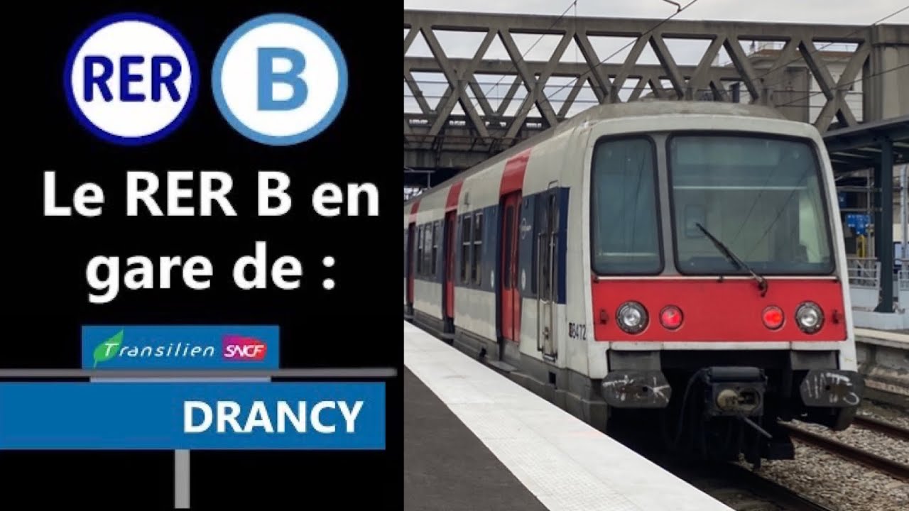 Spot à Drancy sur le RER B : MI79 et MI84 sur les voies Grandes Lignes