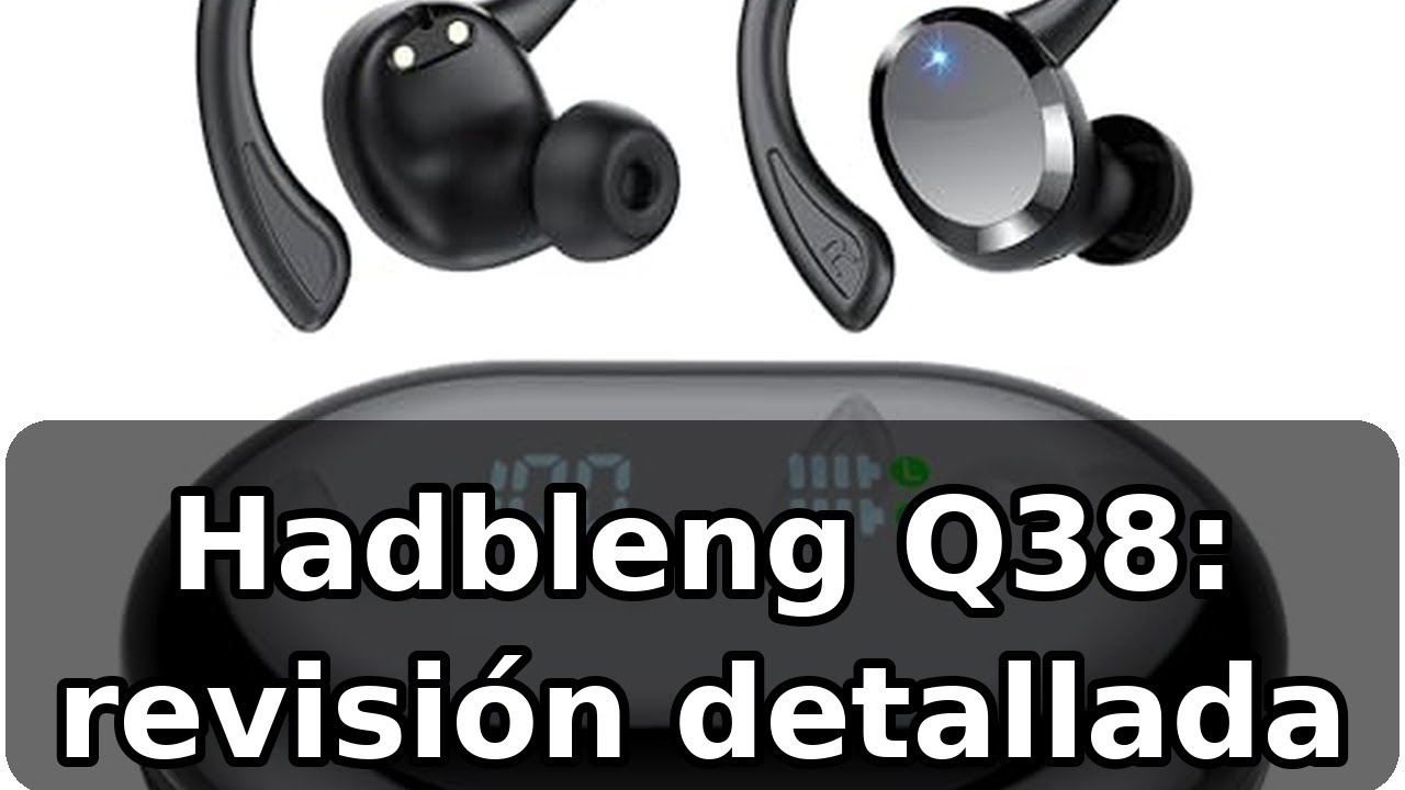 Probamos los auriculares hadbleng Q38: batería de larga duración y sonido claro