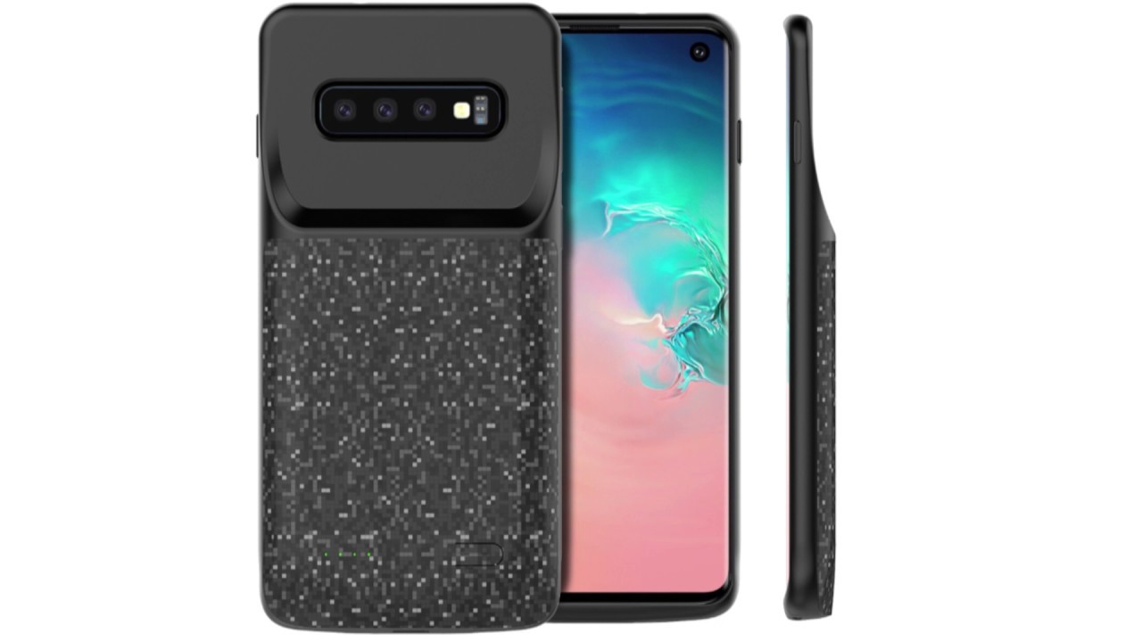 Samsung Galaxy S10 Charging Case Battery Cover 4700mAh Extended Slim Charger Pack