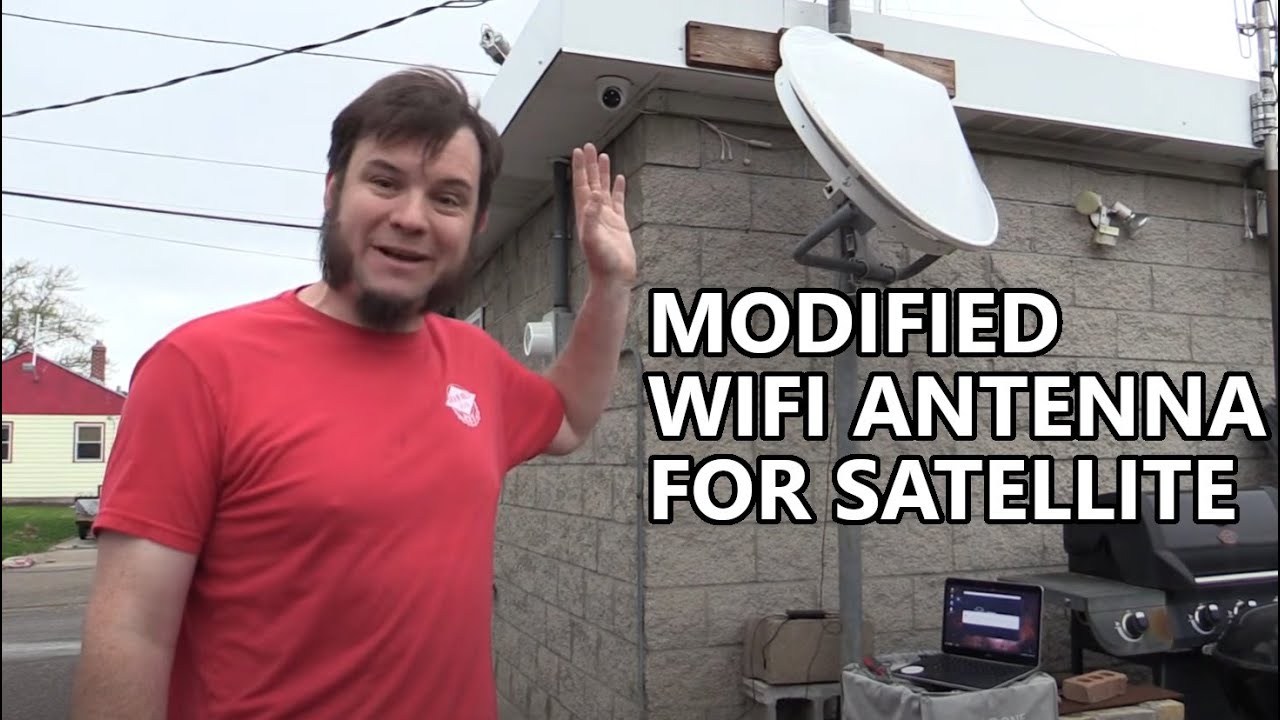 Weather Satellite Downlink With Modified 5GHz Wireless Antenna