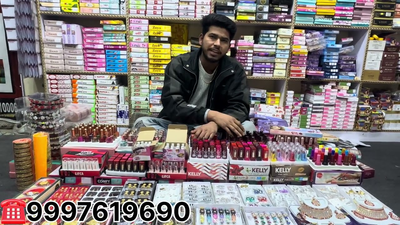 मात्रा 2 रुपये से शुरू ￼ wholesale market, Sadar Bajar, cosmetic and jewellery 