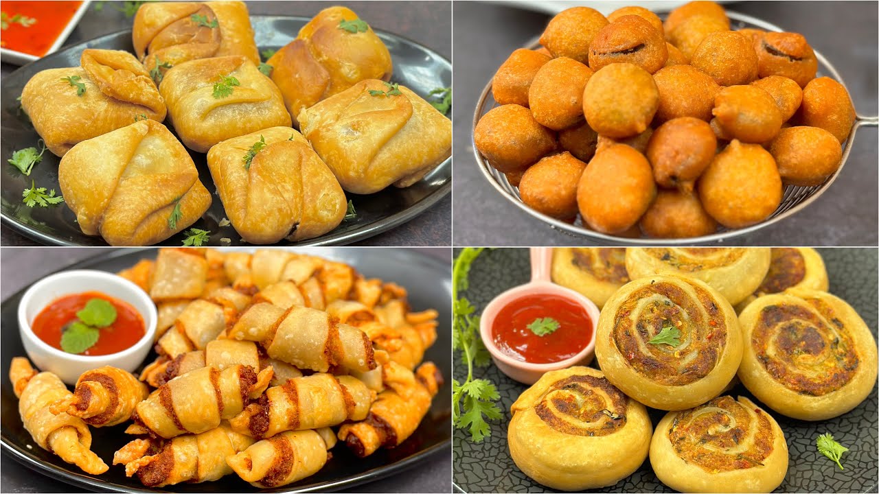 ৪টি ভিন্ন স্বাদের ঝটপট ইফতার রেসিপি একসঙ্গে একই ভিডিওতে | Ramadan Special Easy Potato Snacks Recipe