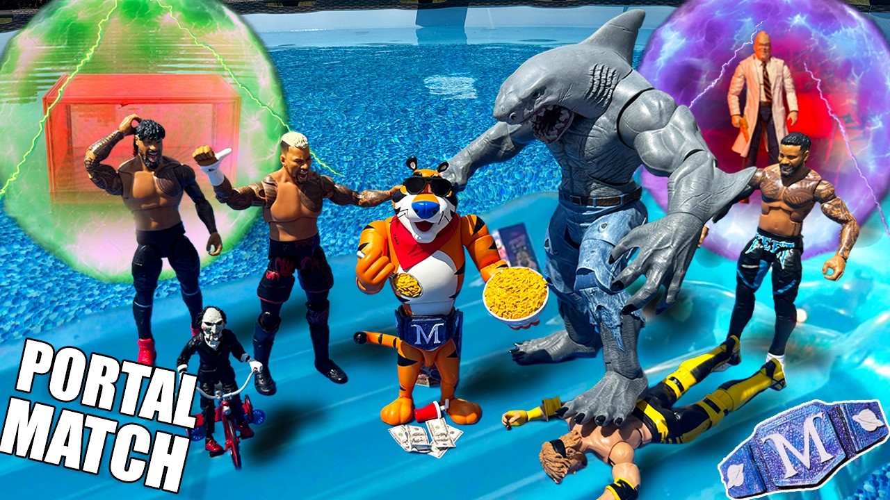 WWE Portal Madness Multiversal Action Figure Match