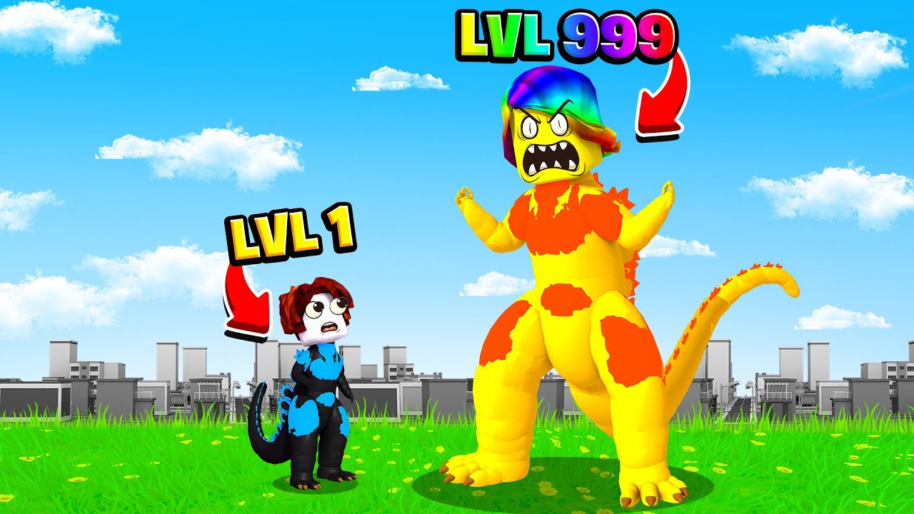 I became a LVL 99,999 GODZILLA! 💥🦖 (Roblox)