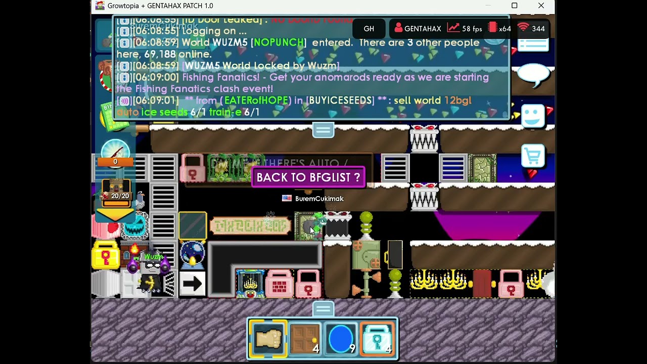FREE SCRIPT LEAK ID DOOR GENTAHAX ☠️ | GROWTOPIA |