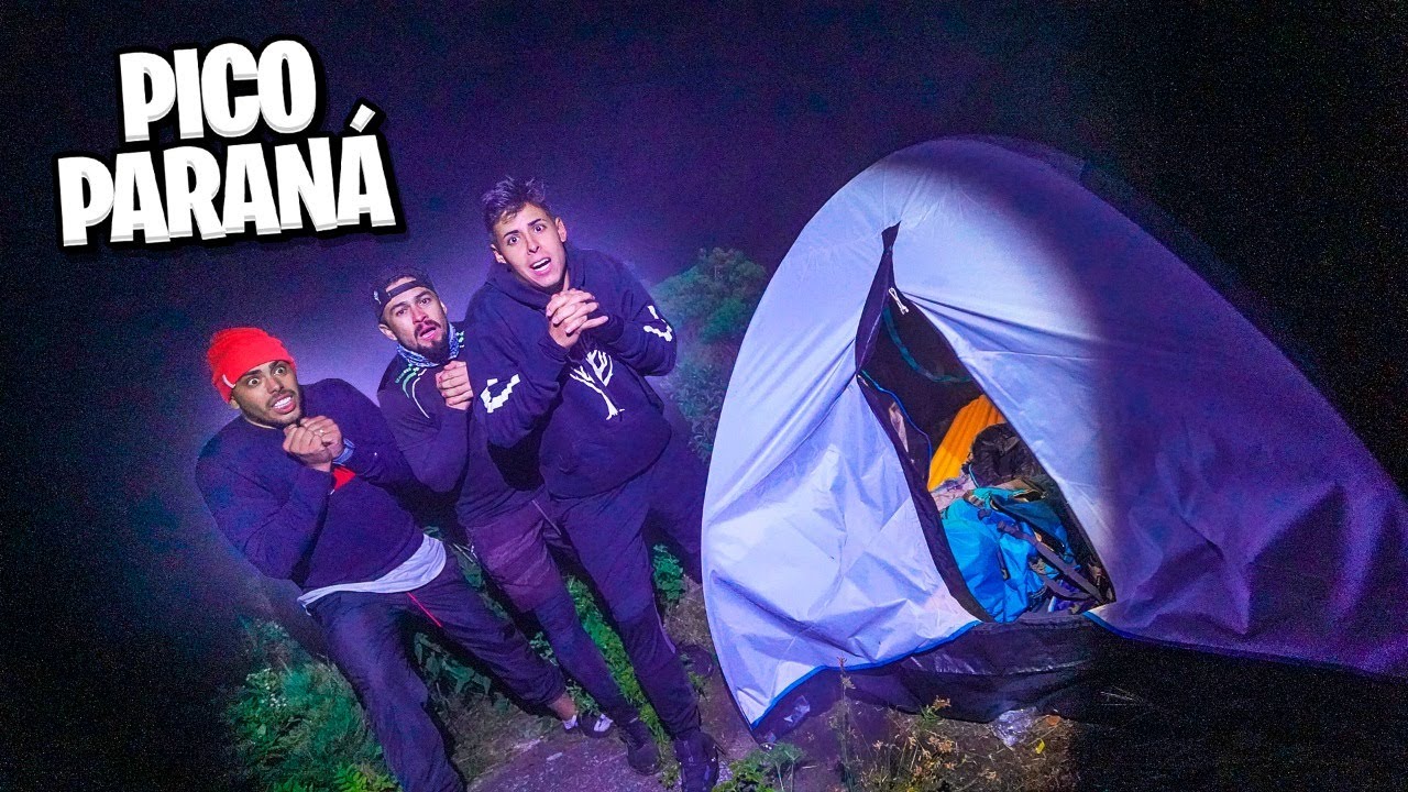 PASSAMOS UMA NOITE NA MONTANHA COM MEUS AMIGOS