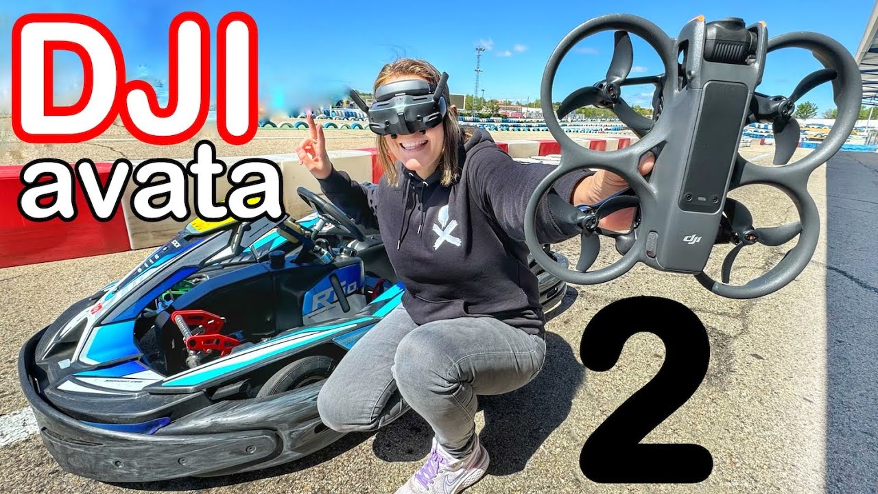 DJI Avata 2 DRONE FPV acrobatico unboxing review + KART challenge