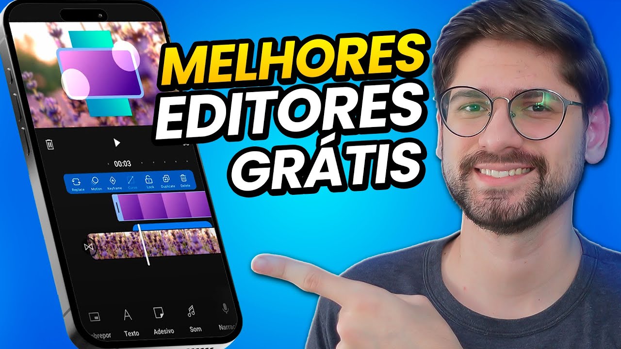 Melhores EDITORES de Vídeo para Celular em 2026 (Grátis)