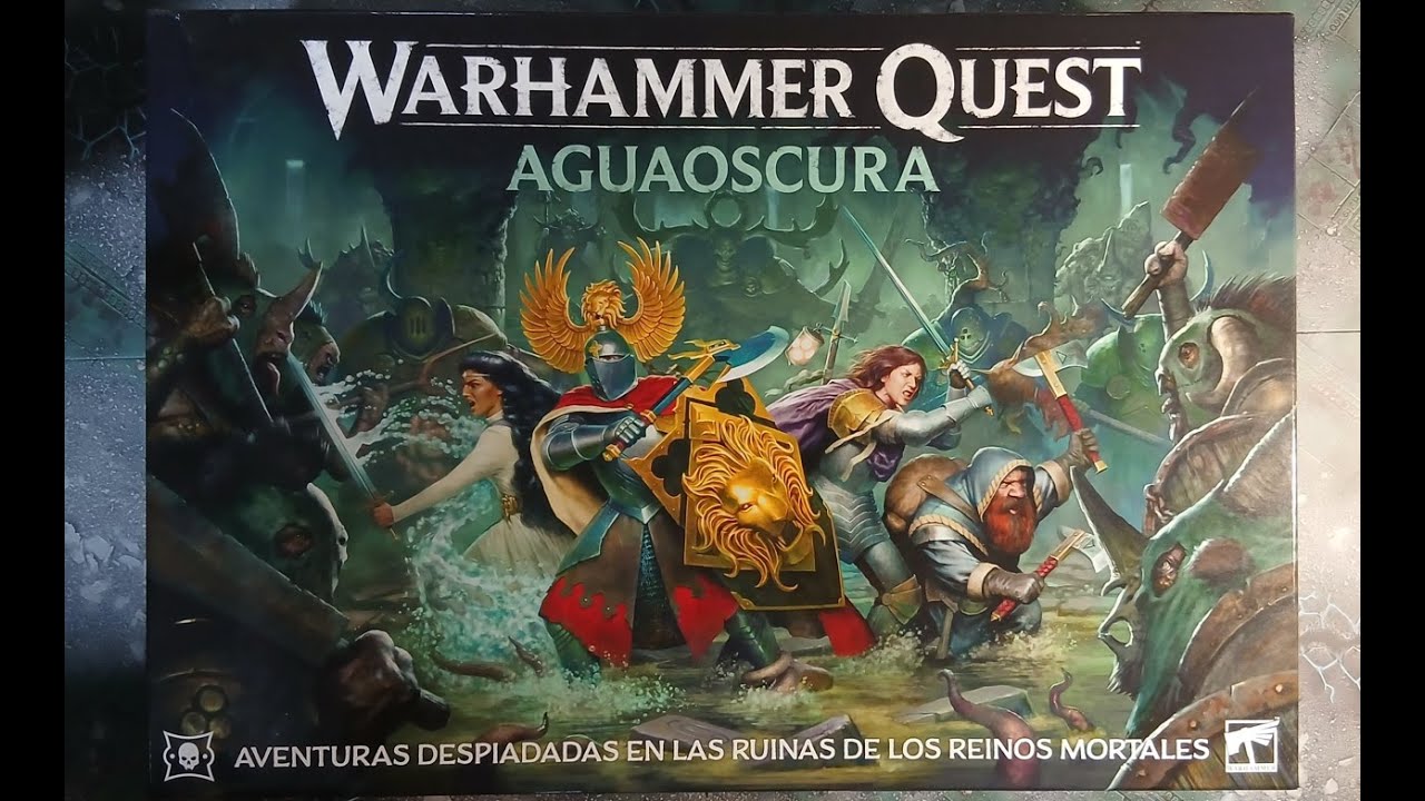 UNBOXING Y MONTAJE WARHAMMER QUEST AGUAOSCURA (DARKWATER)