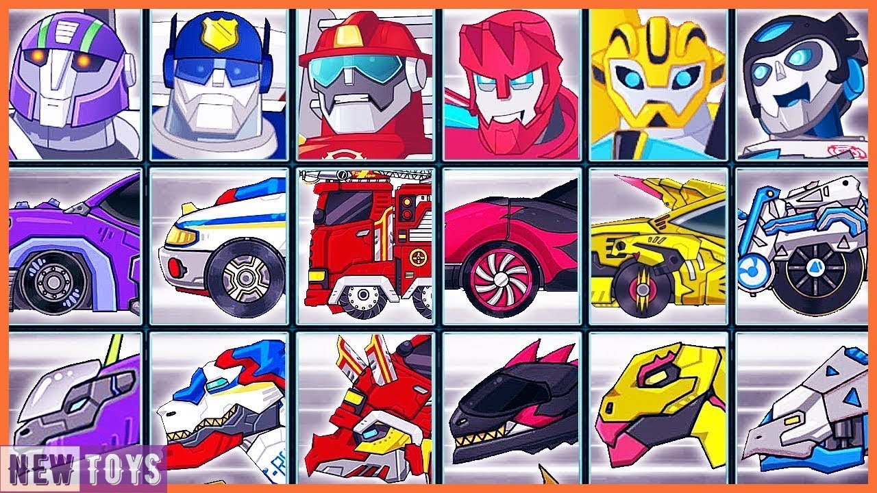 TRANSFORMERS RESCUE BOTS: DINO ROBOT KHỦNG LONG BẠO CHÚA |  NEWTOYSTV #37