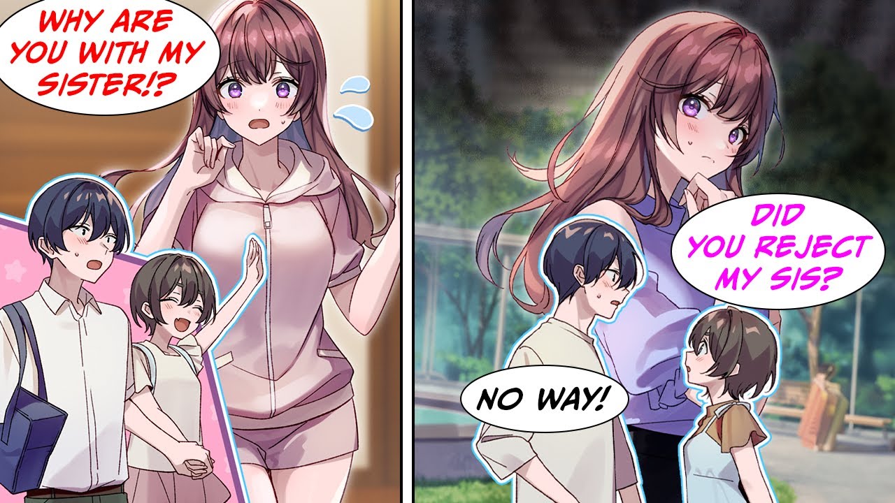 [Manga Dub] A pretty girl sends her sister to get the attention of the boy she likes [RomCom]