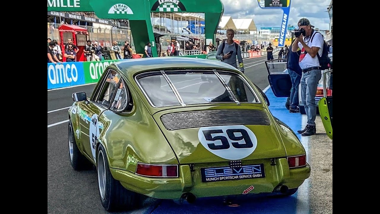 Le Mans Classic 2022, Porsche Classic Race with Porsche 911 ST, Eleven Munich