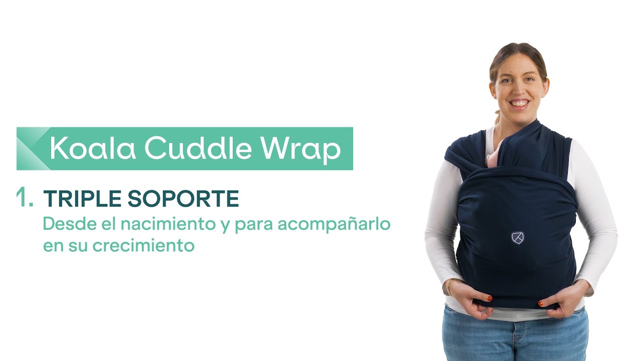 🇪🇸 Tutorial Koala Cuddle Wrap – 1. Anudado triple apoyo