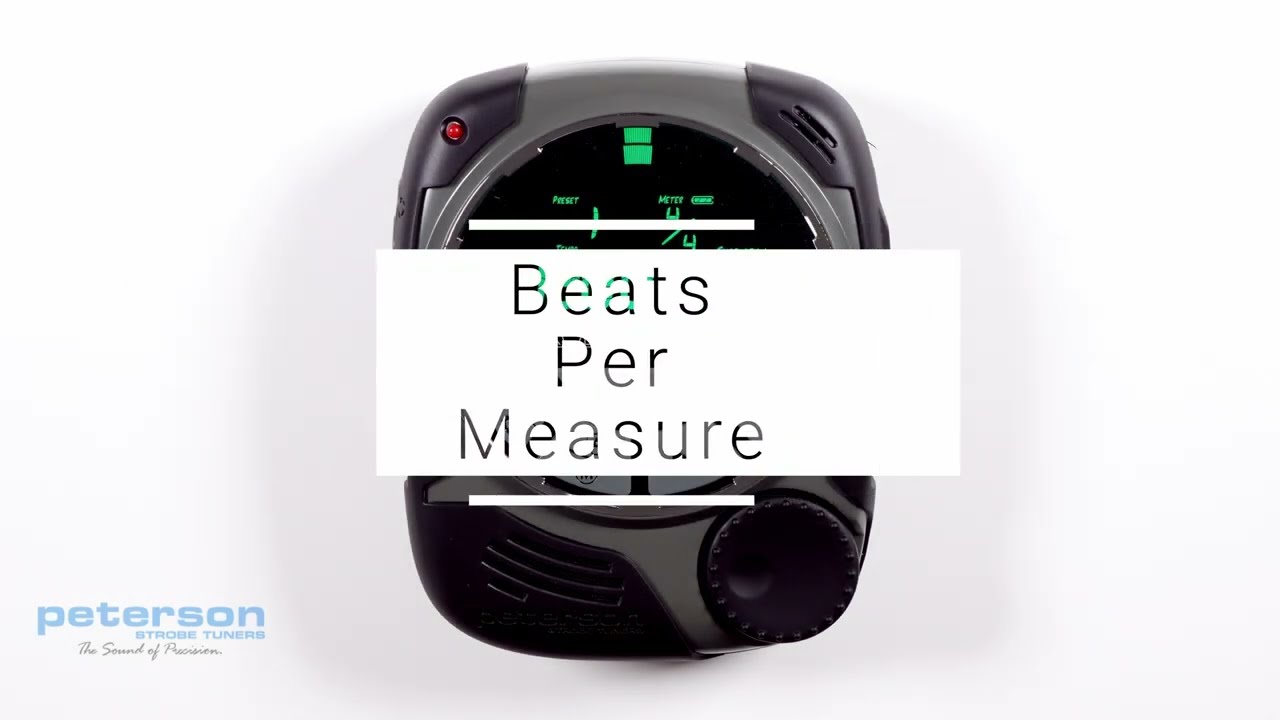 StroboPLUS HDC Metronome Video Instructional Manual - 4 Beats per Measure