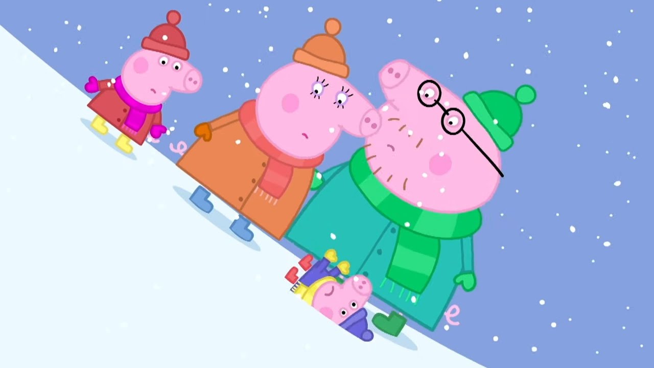 Peppa Gris | En kald vinterdag | Tegnefilmer for barn