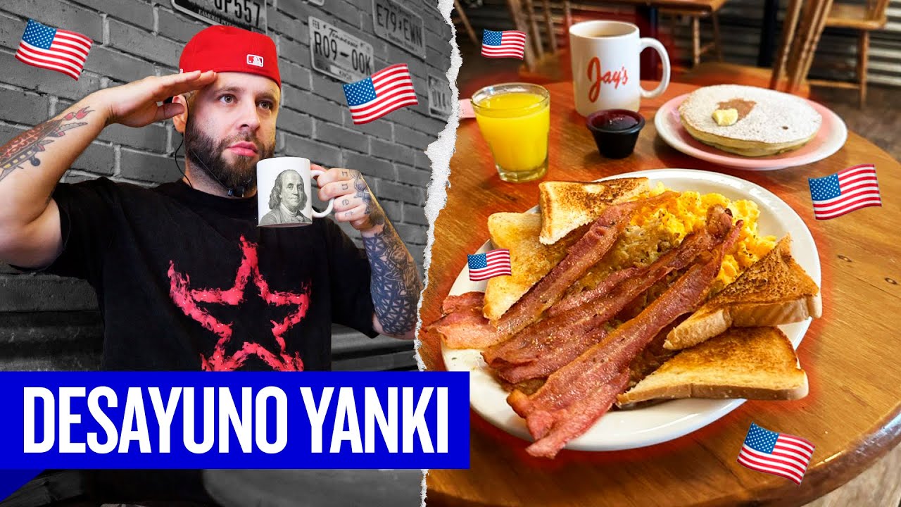 DESAYUNANDO LIKE A YANKI 🥞🥓🍳