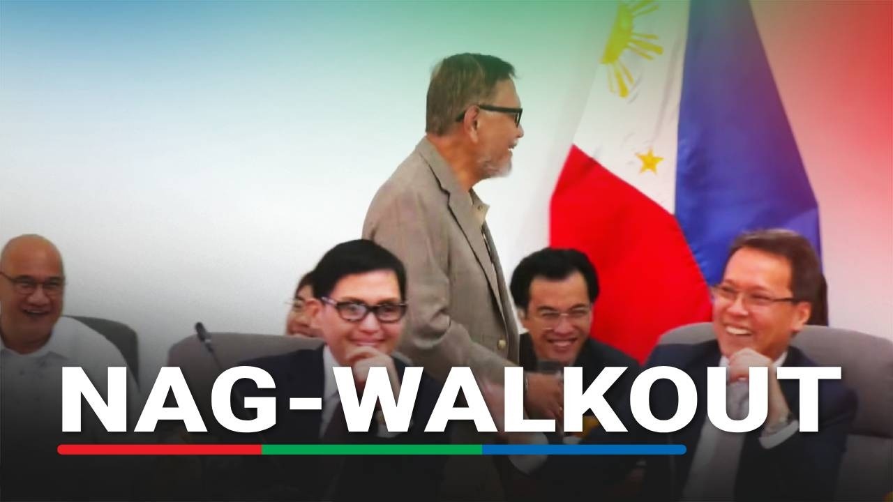 Abante nag-walkout matapos ideklarang 'sufficient in form' ang impeachment vs. Marcos