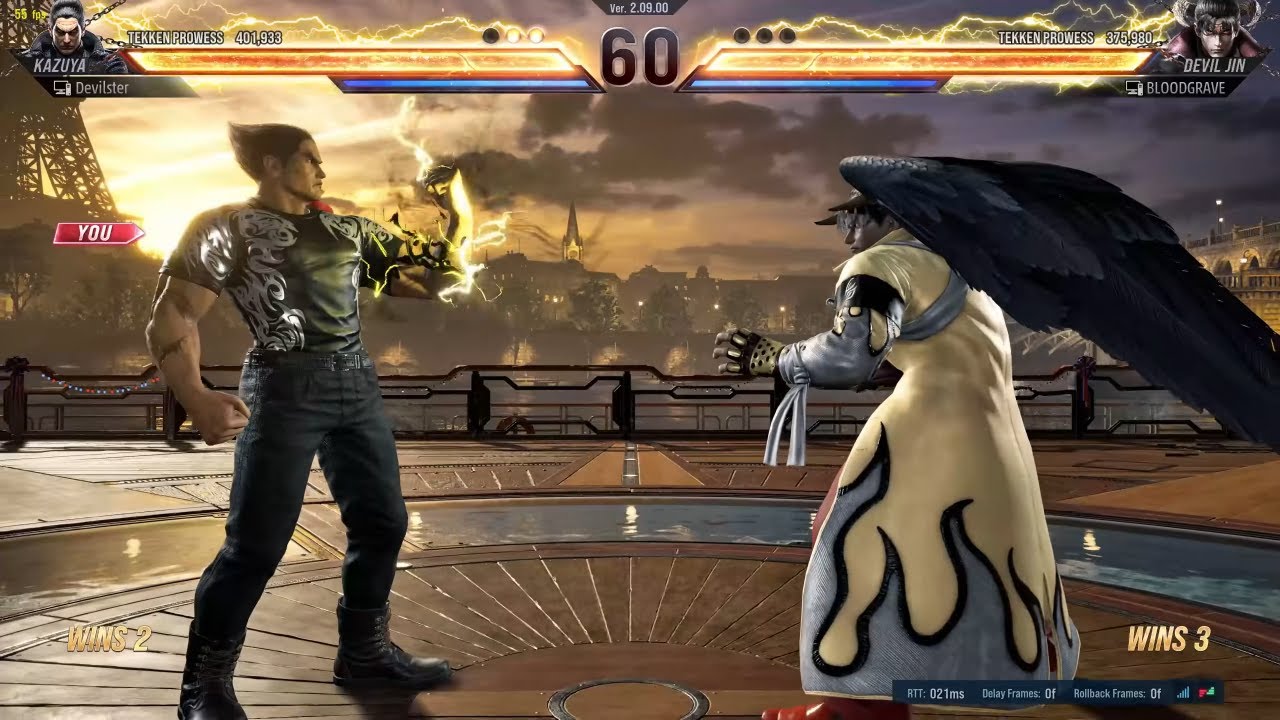Wavu Wavu Kazuya Fights Crazy Blood Grave's DevilJin!
