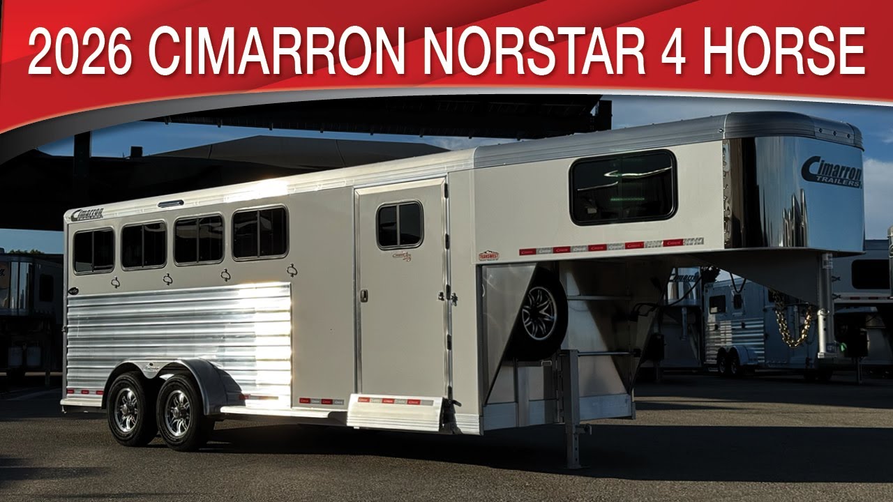 2026 Cimarron Norstar 4 Horse Gooseneck