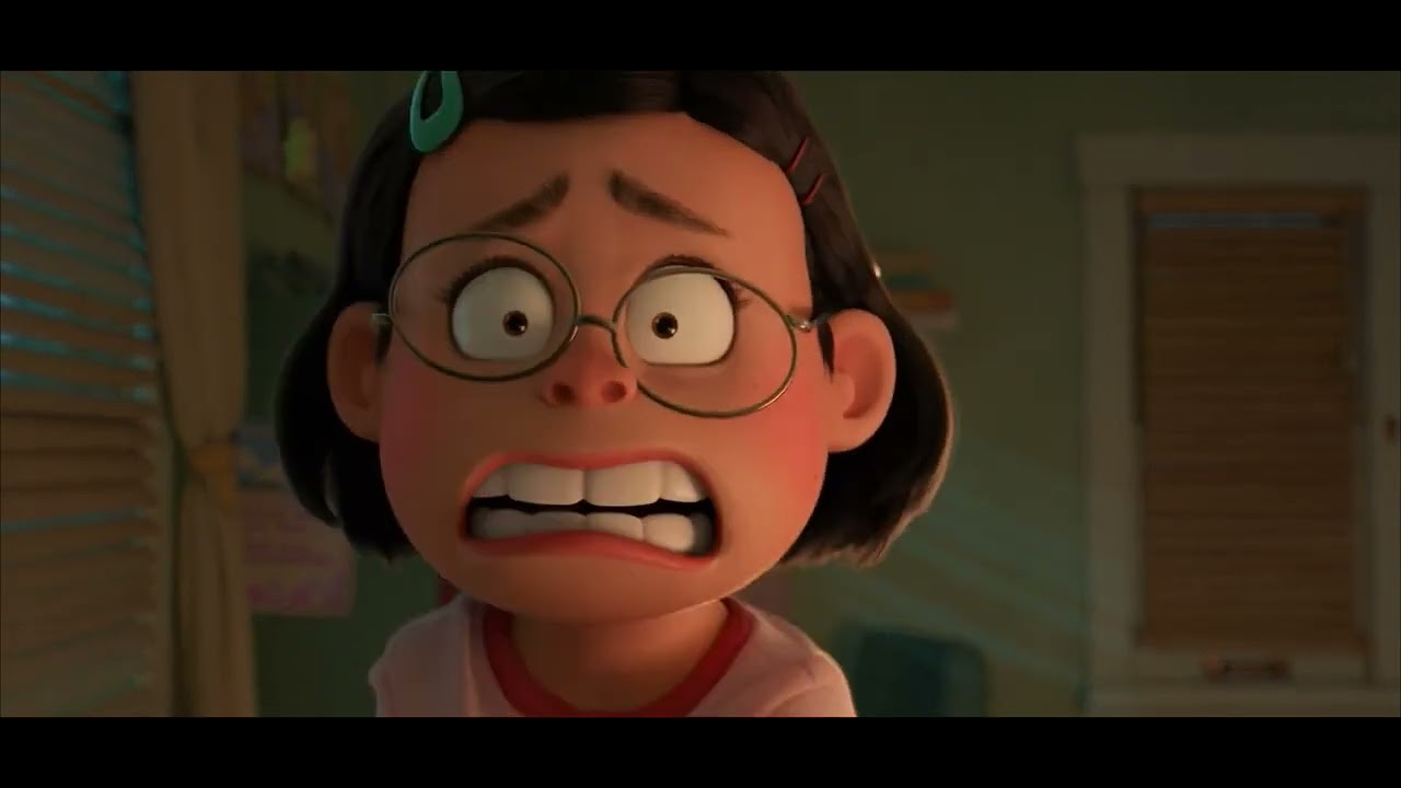 meilin lee arguing to herself | Turning red