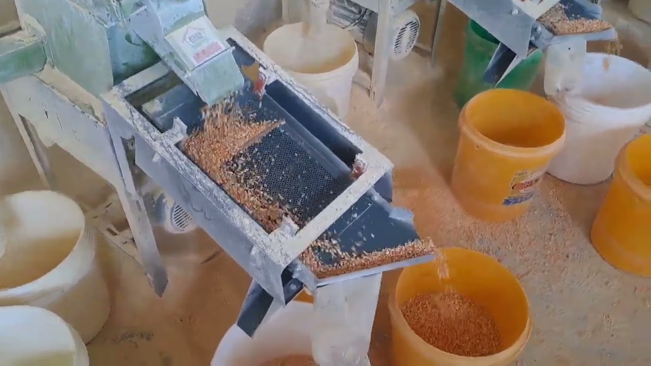 6N100 vibratory / Crack corn production