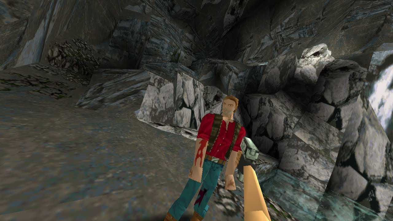 OpenLara - cutscene from first-person view