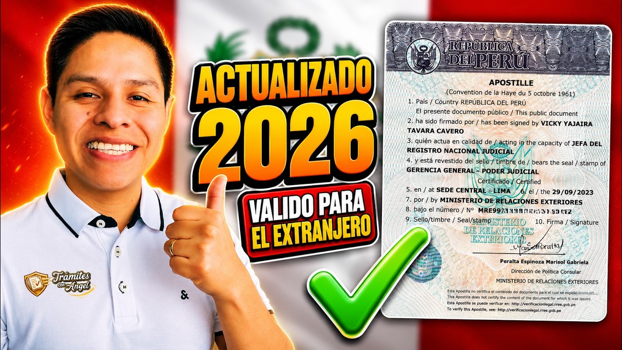 Como apostillar los antecedentes penales online Perú