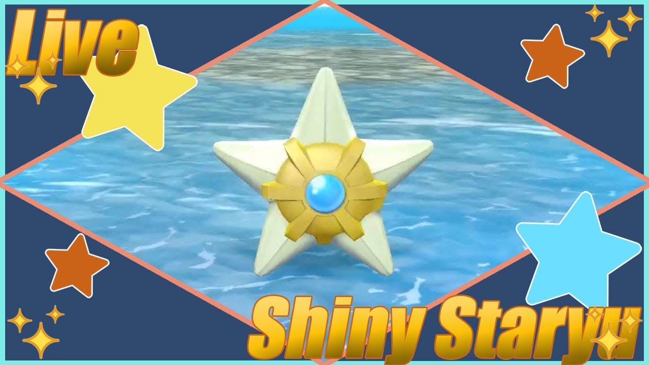 Live Shiny Staryu - Pokemon let's go Eevee