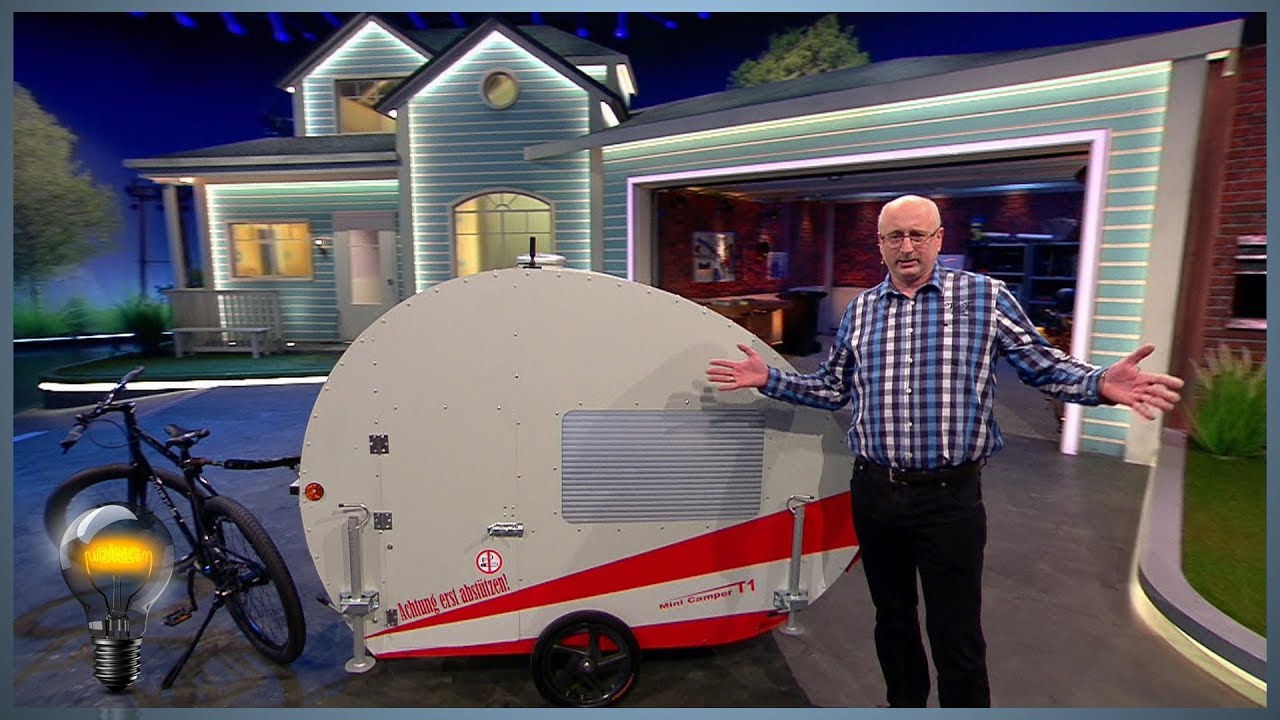 Mini Camper T1 - der Fahrradwohnwagen - Das Ding des Jahres