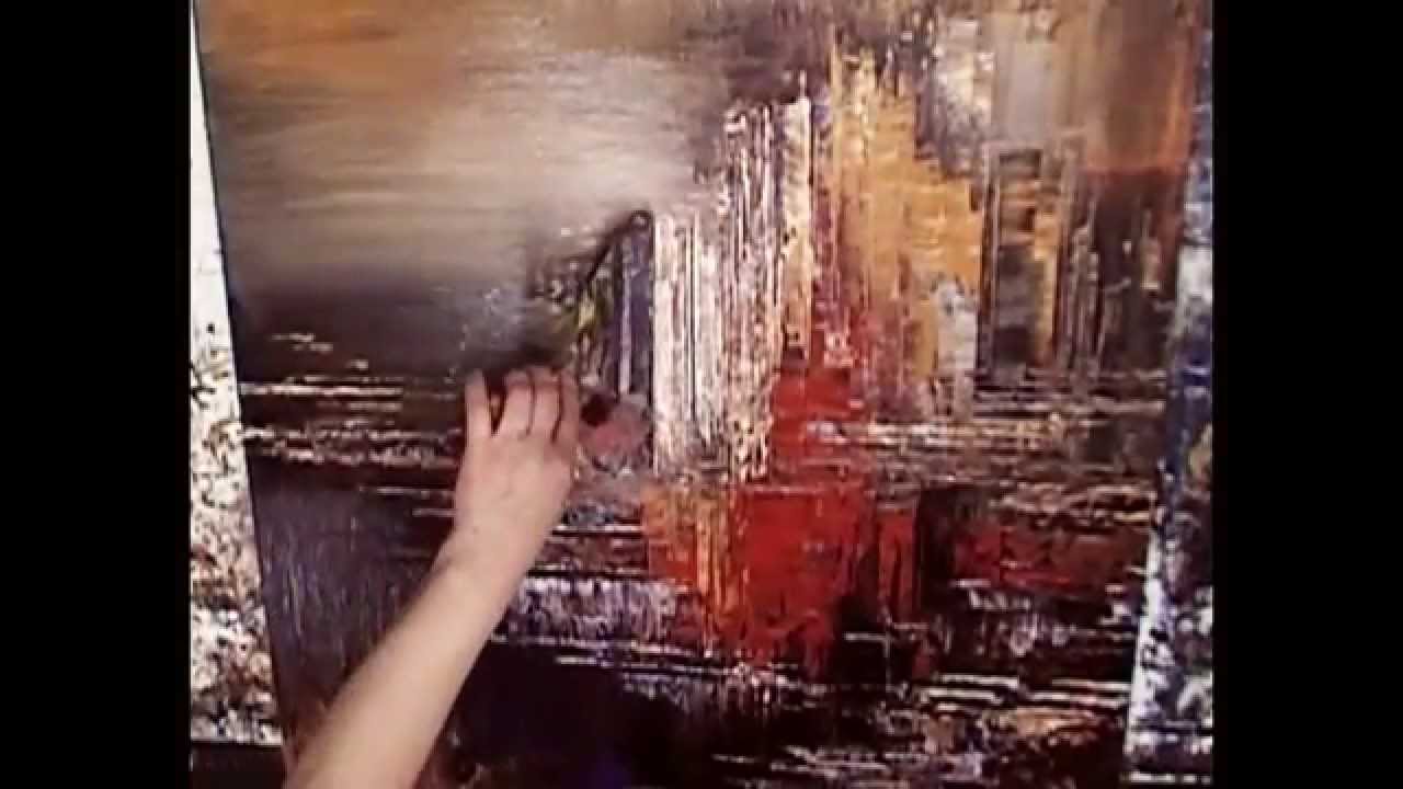 The Making of an Abstract Painting by Tatiana Iliina