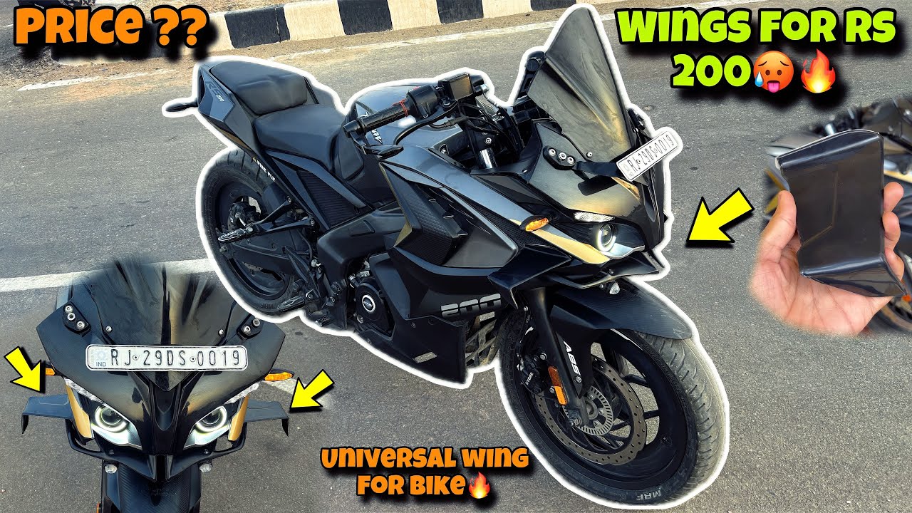 Installing Wings In Pulsar Rs 200 || Full Modified Rs 200 || Day5✅10 DAYS CHALLENGE
