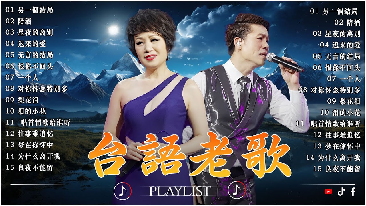【林淑容 -  罗时丰 】一人一首成名曲 🎁 80台語老歌 最佳完美組合🎺 有史以來最好的歌曲 :  另一個結局 / 陪酒 🎸 best songs of lin shurong Daniel Lo