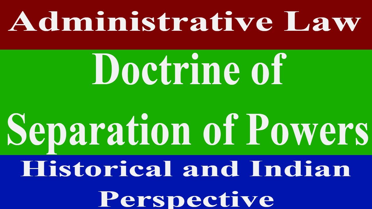 Doctrine of Separation of Powers|| Theory of Separation of Powers #doctrineofseparationofpowers