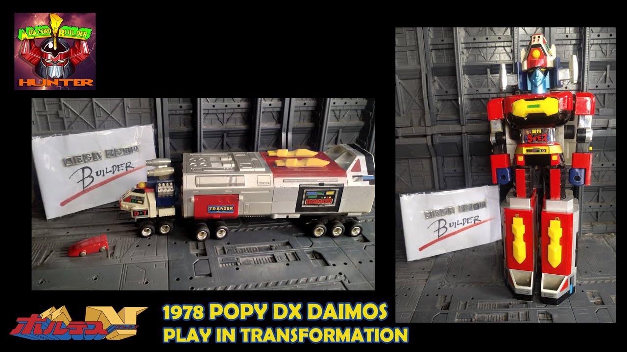 1978 POPY DX DAIMOS PLAY AND TRANSFORMATION by MEGAZORD BUILDER HUNTER