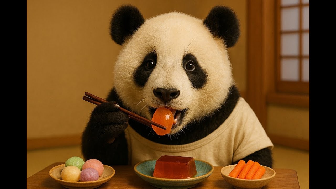 3 Minutes of PURE Panda ASMR 🍱✨ | Relax, Crunch, Repeat