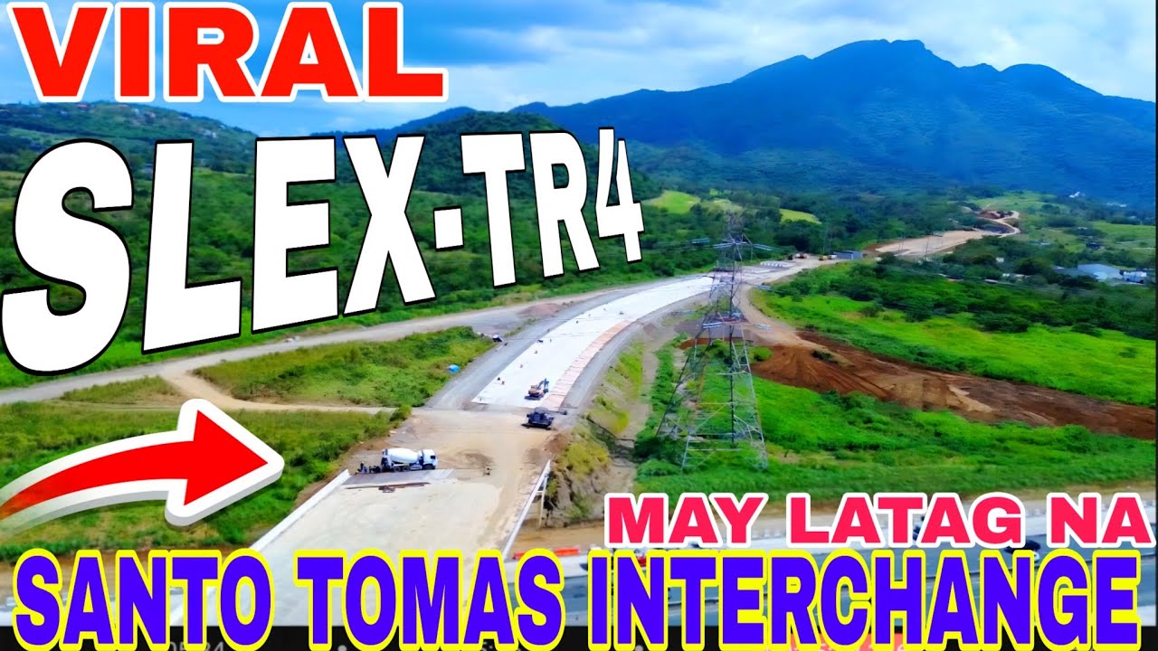 Slex -Tr4 Santo Tomas Interchange Nilatagan na Viral Bakit Bilis Ng Progress Sana Bago Mag Pasko