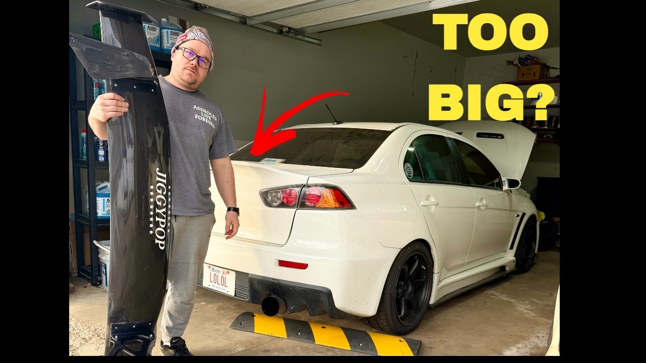 Finally Removing The Huge Wing From My Evo X